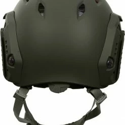 None Olive Drab Advanced Tactical Adjustable Airsoft Helmet
