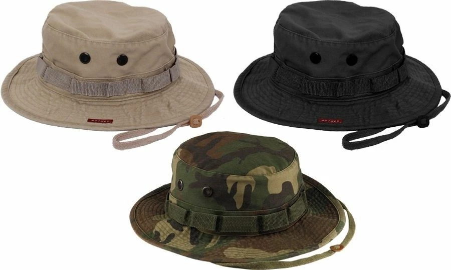 None Heavy Duty Poly Cotton Thick Boonie Fishing Jungle Hat With Wide Brim 3 None Heavy Duty Poly Cotton Thick Boonie Fishing Jungle Hat With Wide Brim
