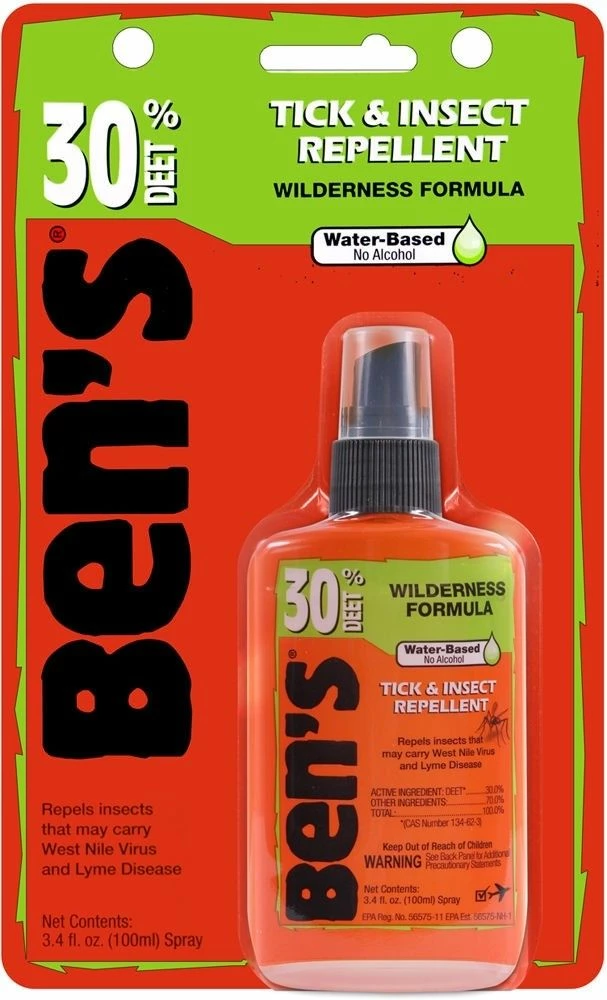 Camping / Survival Gear Ben's Military 30% Deet Tick & Insect Repellent Spray Pump 3.4oz 3 Camping / Survival Gear Ben's Military 30% Deet Tick & Insect Repellent Spray Pump 3.4oz