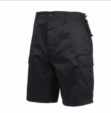 Rothco Black - Military Combat Zipper Fly BDU Shorts 4 Rothco Black - Military Combat Zipper Fly BDU Shorts