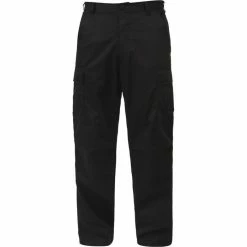 Rothco Black - Military BDU Pants (Cotton Rip-Stop)