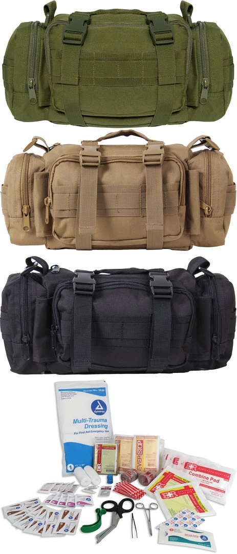Army Navy Store Fast Access Tactical Trauma Kit Emergency Gear MOLLE First Aid Case Pouch Camping / Survival Gear 3 Army Navy Store Fast Access Tactical Trauma Kit Emergency Gear MOLLE First Aid Case Pouch Camping / Survival Gear