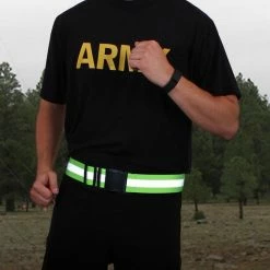 Army Navy Store Belts / Suspenders Reflective Physical Training Elastic Belt