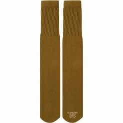 Rothco Coyote Brown - Military GI Style Tube Socks Pair - USA Made