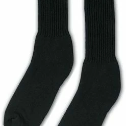 Army Navy Store Black - Athletic Crew Socks 9-11