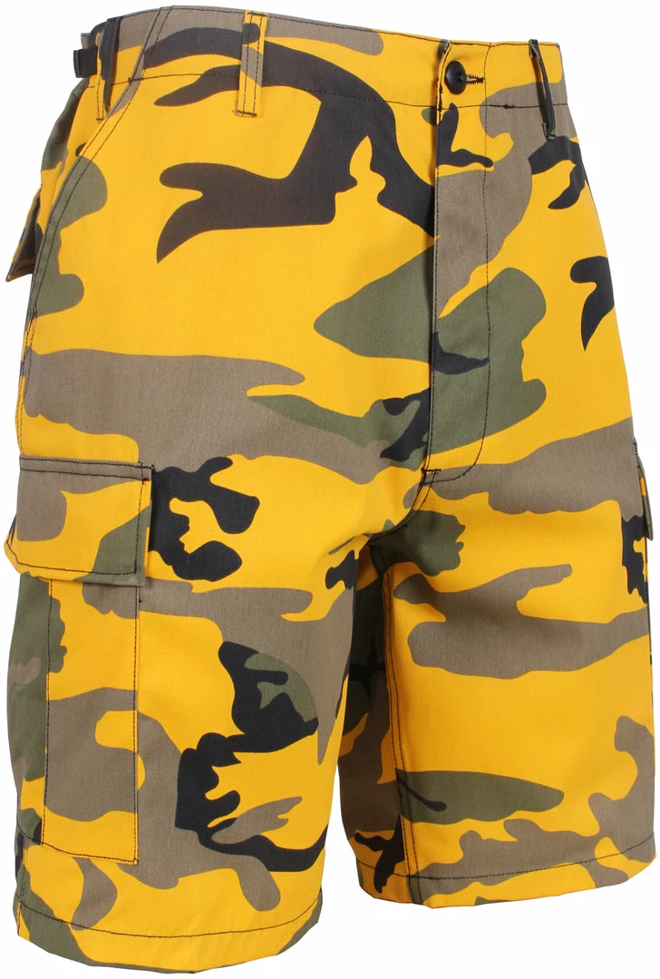 Rothco Stinger Yellow Camouflage - Military Cargo BDU Shorts (Polyester/Cotton Twill) 4 Rothco Stinger Yellow Camouflage - Military Cargo BDU Shorts (Polyester/Cotton Twill)