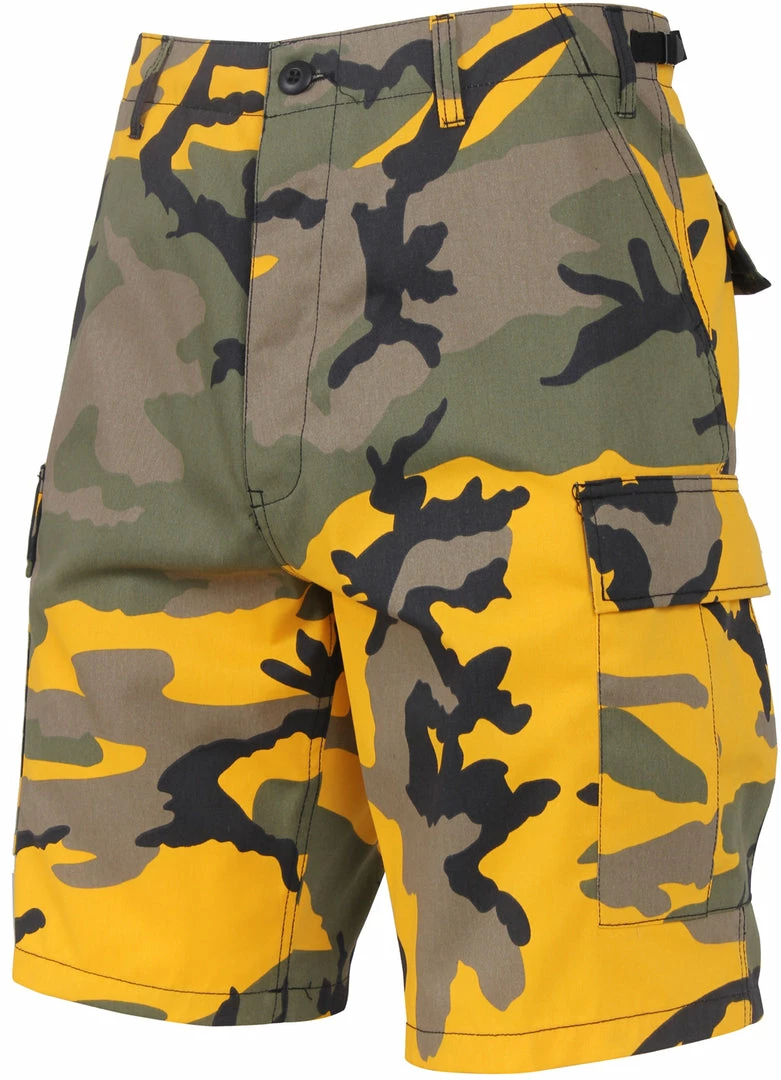 Rothco Stinger Yellow Camouflage - Military Cargo BDU Shorts (Polyester/Cotton Twill) 3 Rothco Stinger Yellow Camouflage - Military Cargo BDU Shorts (Polyester/Cotton Twill)