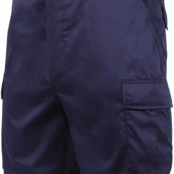 Rothco Navy Blue - Military Cargo BDU Shorts - Polyester Cotton Twill