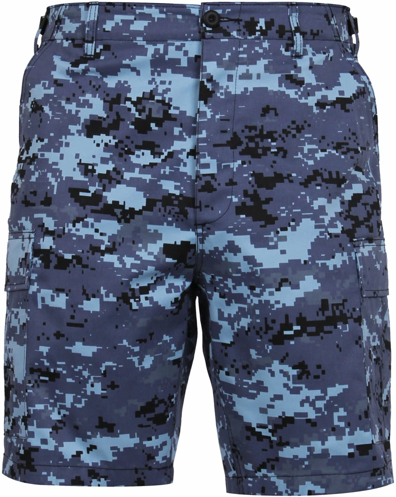 Army Navy Store Sky Blue Digital Camo BDU Shorts 3 Army Navy Store Sky Blue Digital Camo BDU Shorts