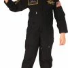 Rothco Kids Black Top Gun Flight Suit Coveralls With Patches