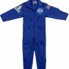 Rothco Kids Royal Blue NASA Flight Suit Coveralls With Official US NASA Space Patches