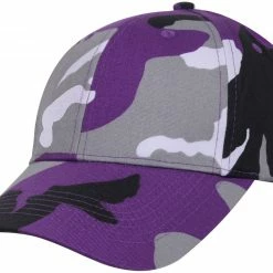 Rothco Purple Camouflage - Military Low Profile Adjustabe Baseball Cap Headwear