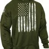 Army Navy Store Olive Drab - U.S. Flag Concealed Carry Hoodie