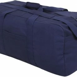 Army Navy Store Navy Blue - Military GI Style Jumbo Deluxe Cargo Bag - Cotton Canvas
