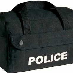 Rothco Bags Black - Law Enforcement POLICE Tactical Equipment Bag - Cotton Canvas