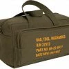 Army Navy Store Olive Drab - G.I. Type Zipper Pocket Mechanics Tool Bag With Military Stencil Bags