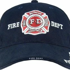 Rothco Headwear Navy Blue - FIRE DEPT Deluxe Adjustable Cap With Fire Department Emblem