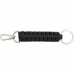 Rothco Black - Survival Paracord Keychain
