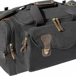 Army Navy Store Charcoal Grey - Canvas Long Weekend Bag