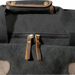 Army Navy Store Charcoal Grey - Canvas Long Weekend Bag