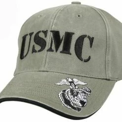 Rothco Headwear Olive Drab - Vintage USMC Low Profile Adjustable Baseball Cap
