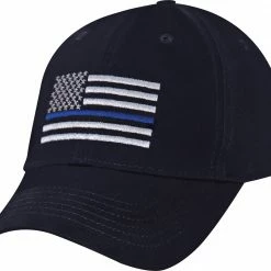 Army Navy Store Headwear Navy Blue - Thin Blue Line Flag Low Profile Cap