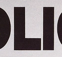 None Police Reflective Patch Branch Tape Patch Patches