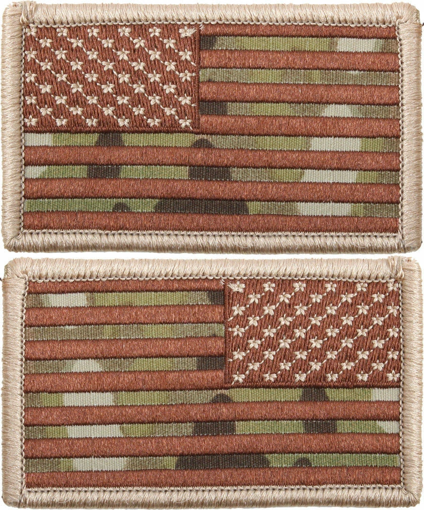None Multi Cam USA Flag Military Hook & Loop American Flag Patch SET - 2 PATCHES! 3 None Multi Cam USA Flag Military Hook & Loop American Flag Patch SET - 2 PATCHES!