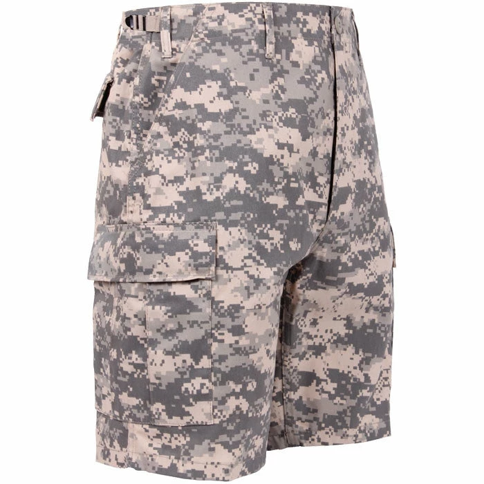 Rothco ACU Digital Camouflage - Military Cargo BDU Shorts - Polyester Cotton Twill 3 Rothco ACU Digital Camouflage - Military Cargo BDU Shorts - Polyester Cotton Twill