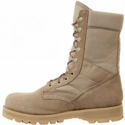 Rothco Desert Tan - Sierra Lug Sole Military Desert Boots - Leather 8 In.