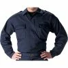 Rothco Navy Blue - Long Sleeve BDU Tactical Shirt - Polyester Cotton Twill