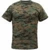 Rothco Digital Woodland Camouflage - Kids Military T-Shirt Shirts