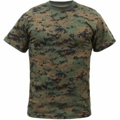 Rothco Digital Woodland Camouflage - Kids Military T-Shirt Shirts