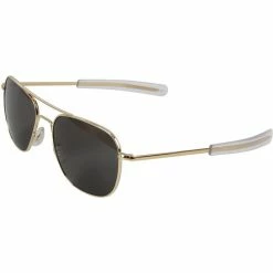 Army Navy Store Sunglasses / Goggles / Optics American Optics Gold - Genuine GI 52mm Air Force Pilots Sunglasses With Case - USA Made