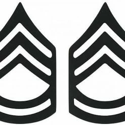 Rothco Insignias / Medals / Ribbons Subdued - Military Sergeant First Class Pin-On Insignia Pair SFC