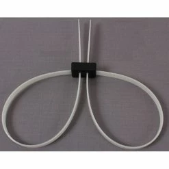 Rothco White - Disposable Double D-Loop Plasyic Restraints - 10 Pack