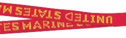 Army Navy Store Red - UNITED STATES MARINE CORPS Neck Strap With Key Ring