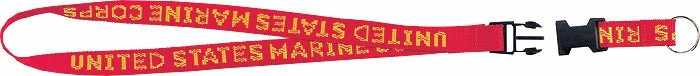 Army Navy Store Red - UNITED STATES MARINE CORPS Neck Strap With Key Ring 4 Army Navy Store Red - UNITED STATES MARINE CORPS Neck Strap With Key Ring