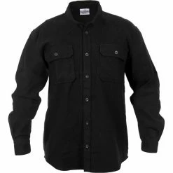 Rothco Shirts Black - Heavy Weight Solid Flannel Shirt 7 Rothco Shirts Black - Heavy Weight Solid Flannel Shirt
