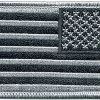 Rothco Patches Black Grey - Reversed US Flag Patch 1 Rothco Patches Black Grey - Reversed US Flag Patch