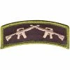 Rothco Crossed Rifle Patch With Hook Back Patches