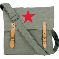 Rothco Olive Drab - Classic Medic Shoulder Bag With Red China Star Emblem