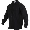 Rothco Shirts Black - Heavy Weight Solid Flannel Shirt 1 Rothco Shirts Black - Heavy Weight Solid Flannel Shirt