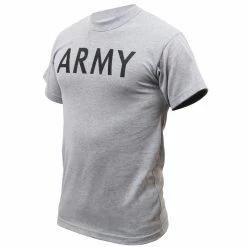 Rothco Grey - Heavy Weight ARMY Physical Training T-Shirt