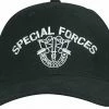 Rothco Black - SPECIAL FORCES Adjustable Cap With Special Forces Emblem Headwear