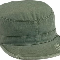 Rothco Headwear Olive Drab - Military Vintage Fatigue Cap - Cotton Polyester
