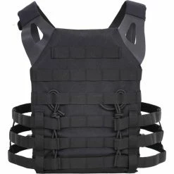 Army Navy Store Black - Lightweight Military MOLLE Tactical Plate Carrier Vest