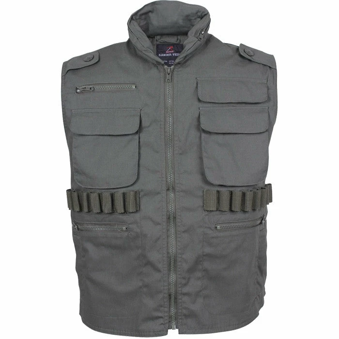 Rothco Olive Drab - Tactical Outdoor Military Ranger Vest 3 Rothco Olive Drab - Tactical Outdoor Military Ranger Vest