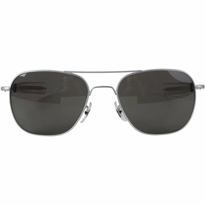 Army Navy Store American Optics Matte Silver - Genuine GI 57mm Air Force Pilots Sunglasses With Case - USA Made Sunglasses / Goggles / Optics 6 Army Navy Store American Optics Matte Silver - Genuine GI 57mm Air Force Pilots Sunglasses With Case - USA Made Sunglasses / Goggles / Optics