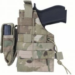 Army Navy Store Multicam Camouflage - MOLLE Modular Ambidextrous Holster Hunting / Shooting Gear